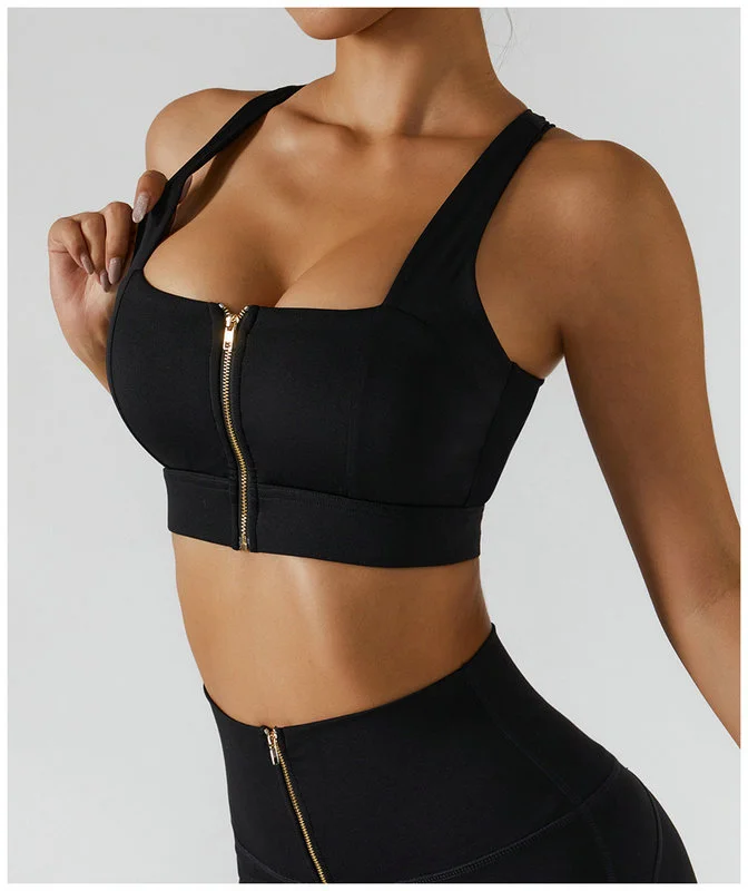 black sports bra 026-006