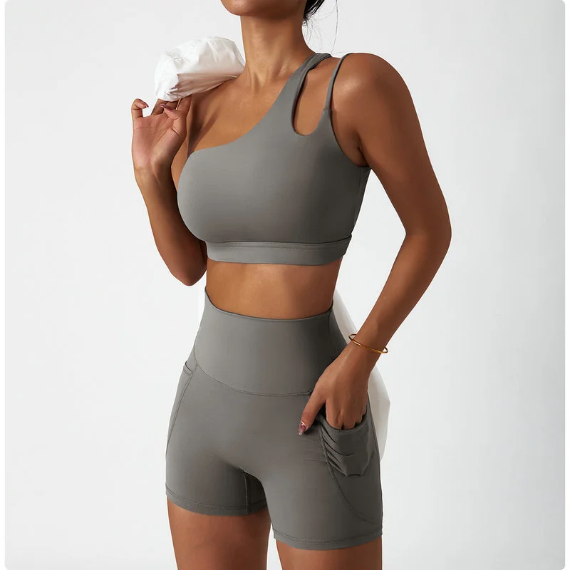 Yoga Shorts Women High Waist Quick Dry Tight Gym Shorts - Image 4