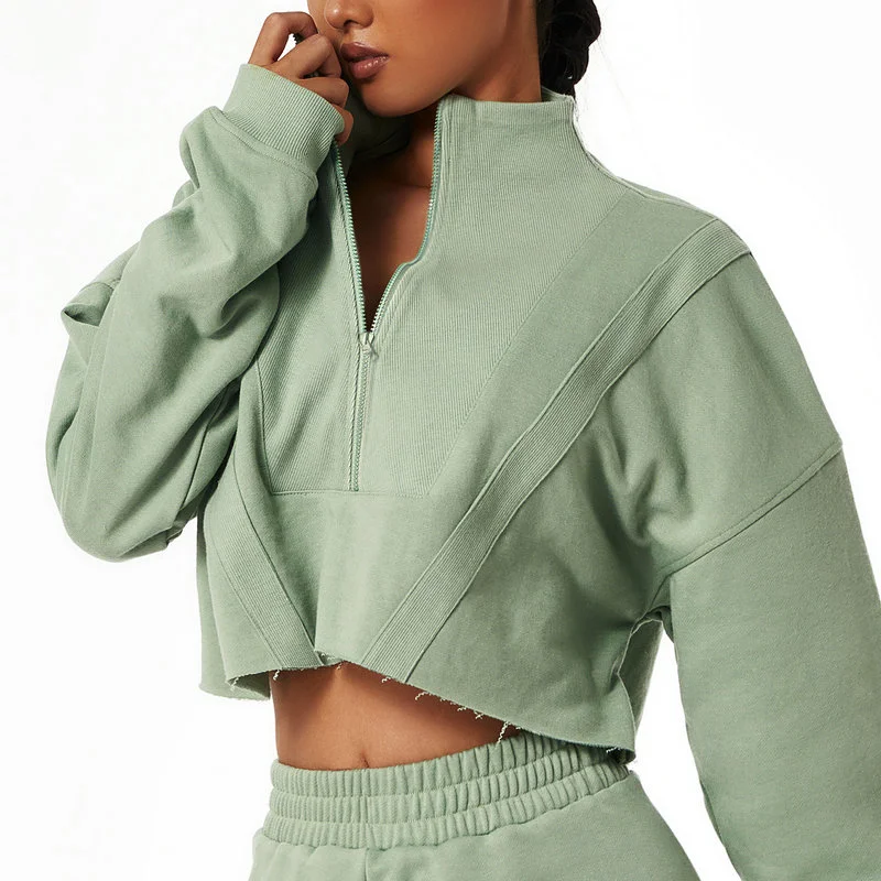crop sweatshirt for women 059-005