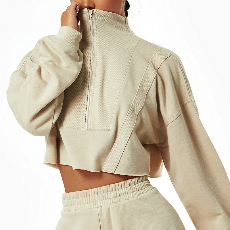 crop sweatshirt for women 059-007