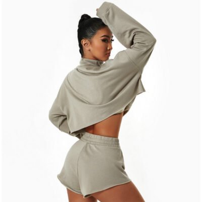 crop sweatshirt for women 059-009