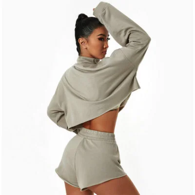 crop sweatshirt for women 059-009