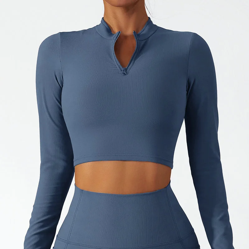 long sleeve yoga shirts 060-001