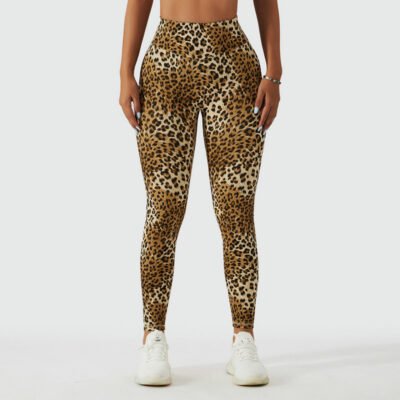 Leopard print leggings 095-006