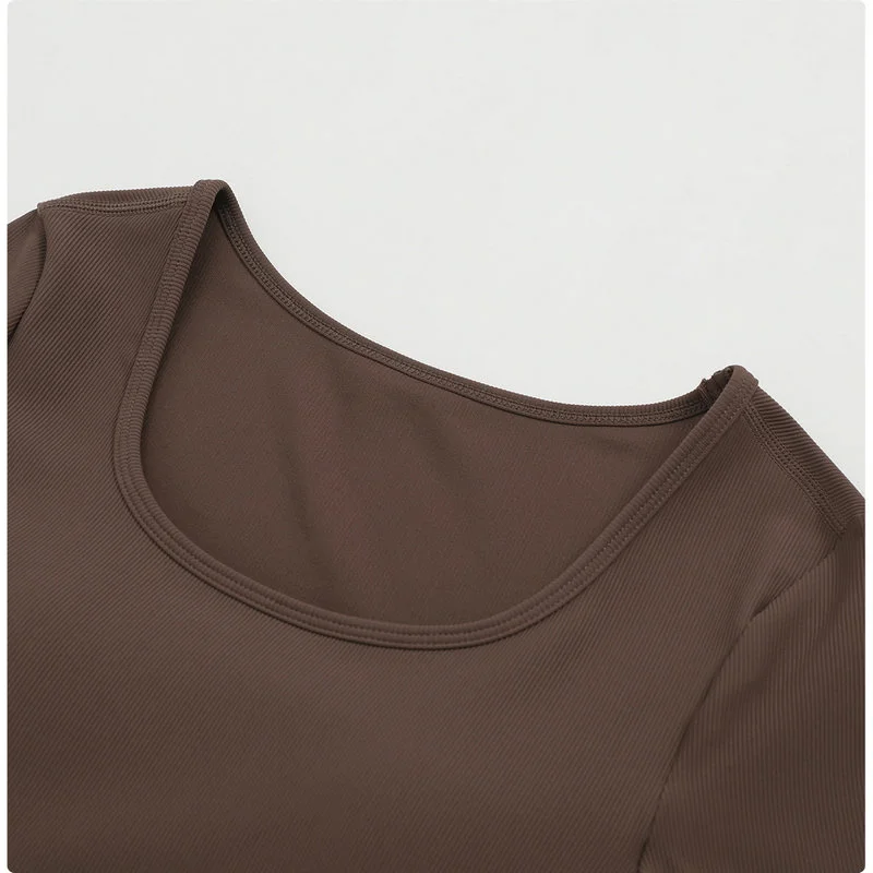 cropped long sleeve top 091-004