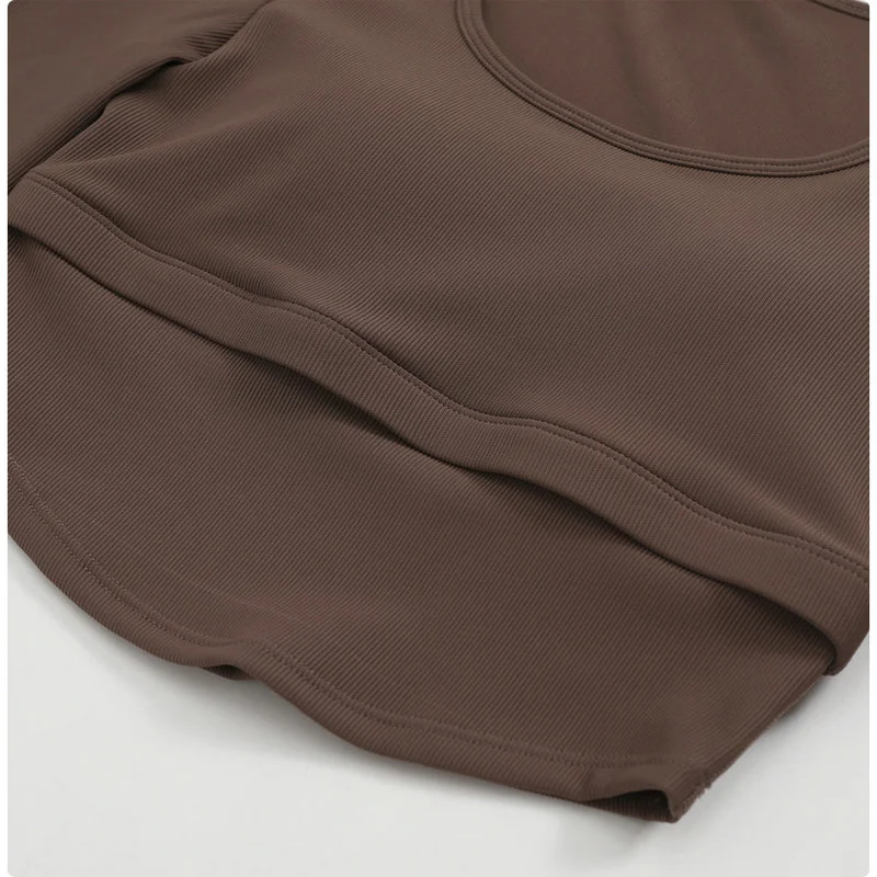 cropped long sleeve top 091-007