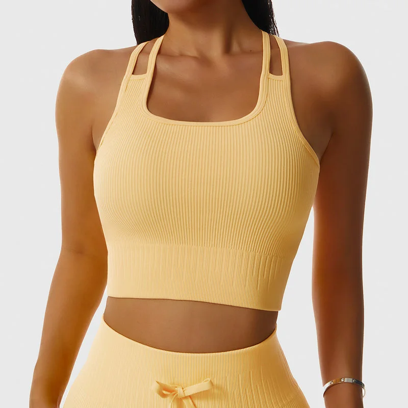cross strap sports bra 083-001