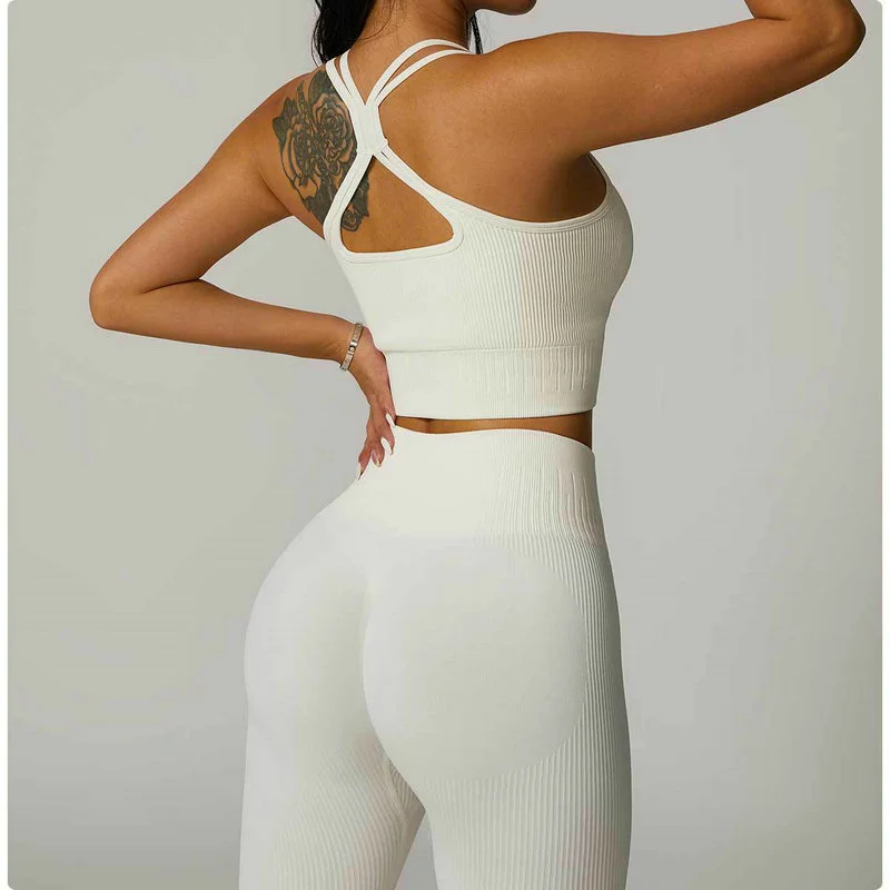 cross strap sports bra 083-004