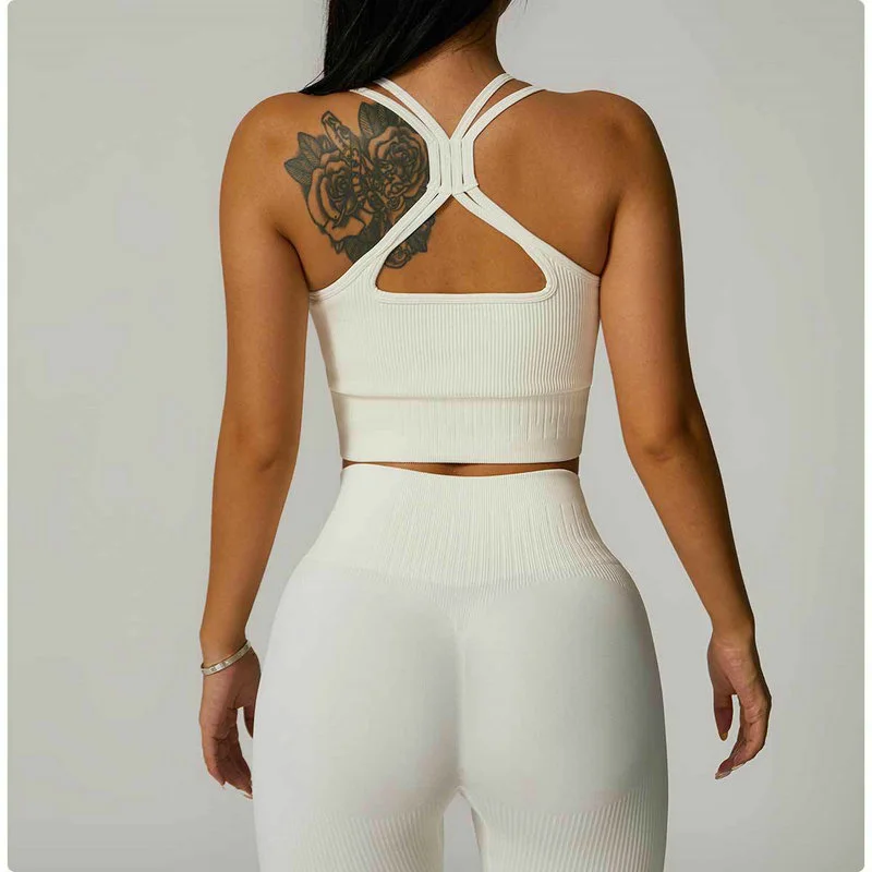 cross strap sports bra 083-006