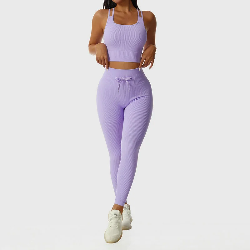 ribbed legging set 085-002