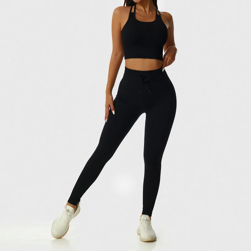 ribbed legging set 085-009