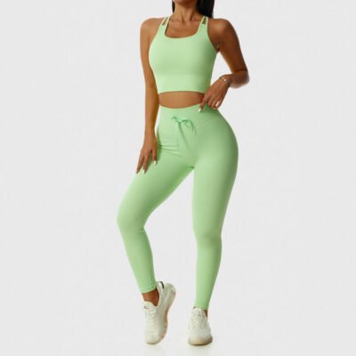 ribbed legging set 085-010