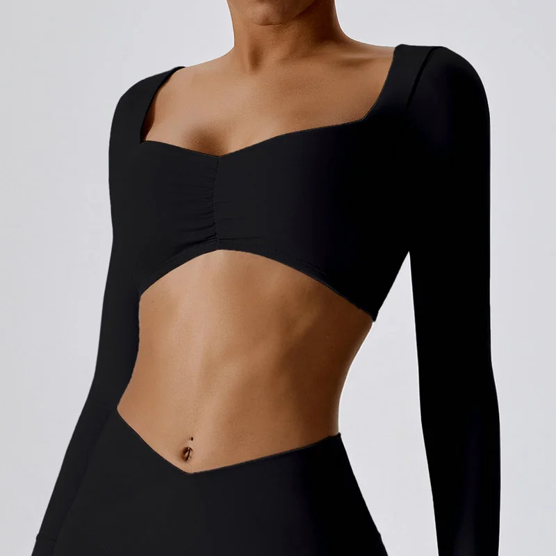 long sleeve bra top 109-002