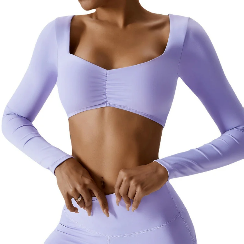 long sleeve bra top 109-003