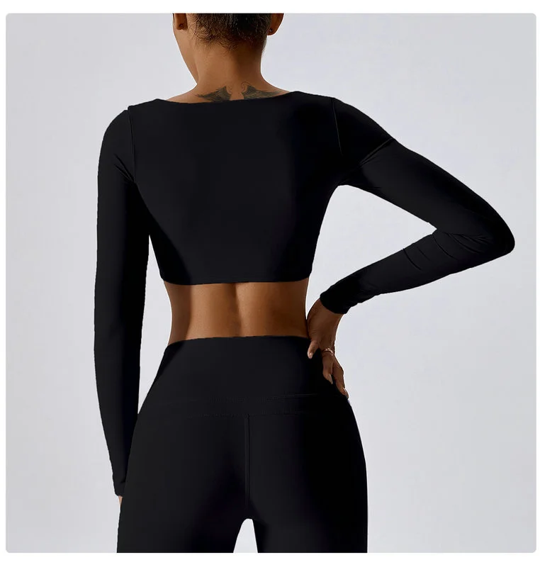 long sleeve bra top 109-006