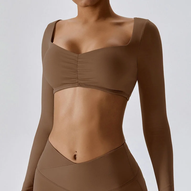 long sleeve bra top 109-009