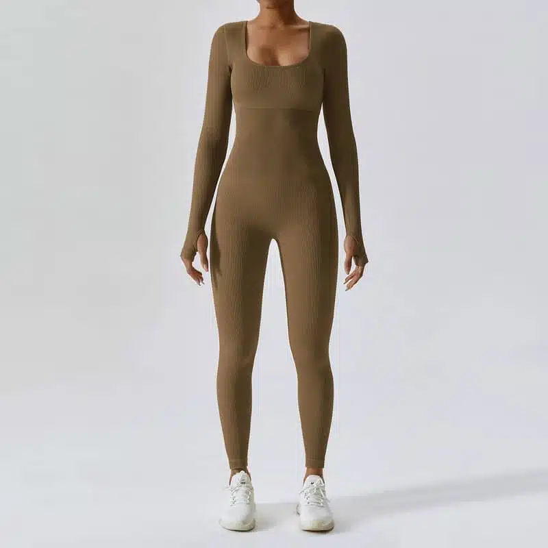 long sleeve yoga jumpsuit 118-002