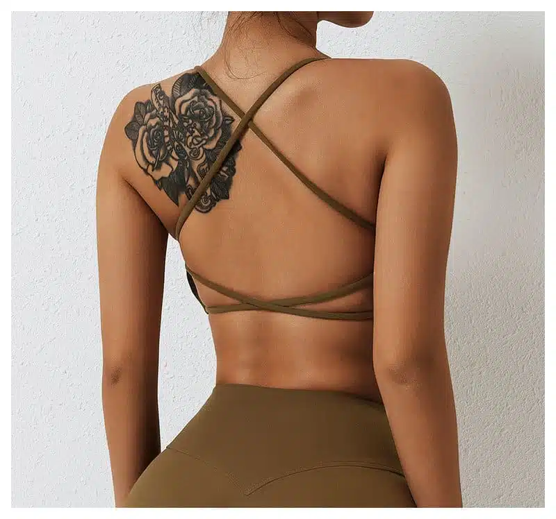cross back sports bra 131-013