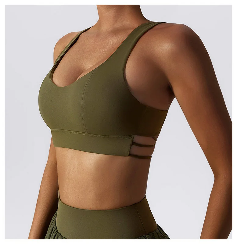 evercute cross back sports bra 142-001