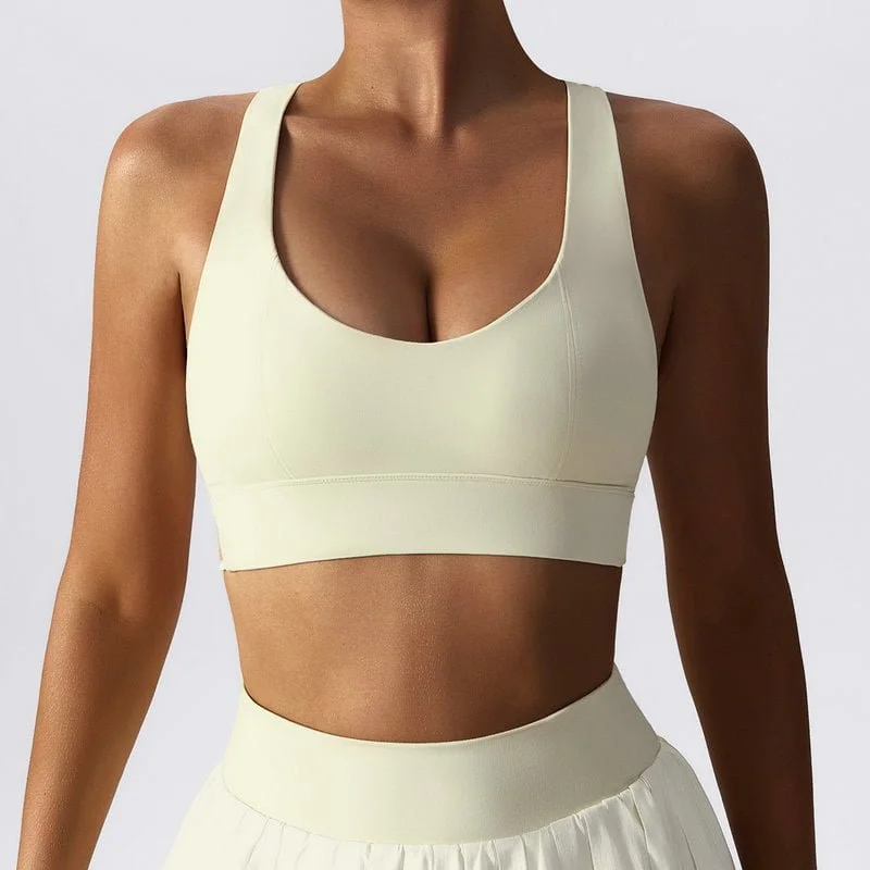 evercute cross back sports bra 142-007