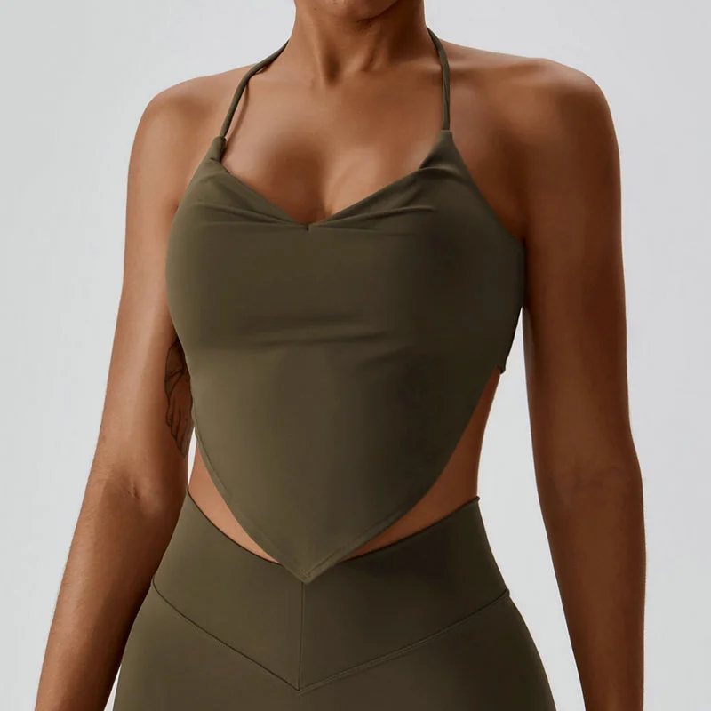 halter workout top 147-014