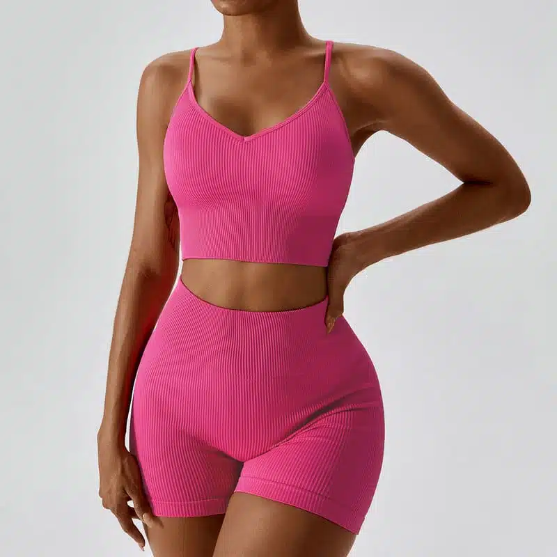 ribbed workout set 143-011