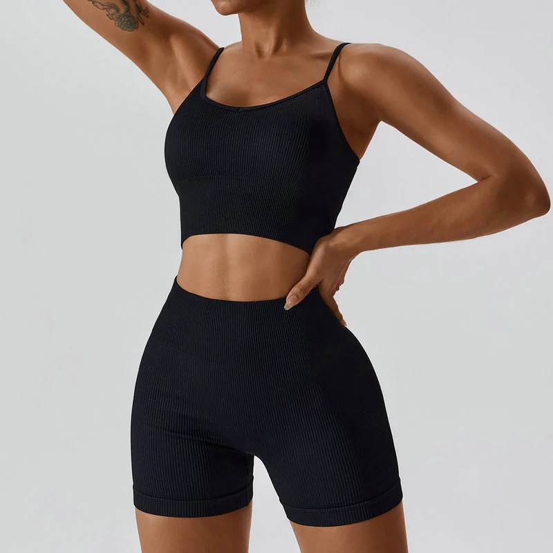 ribbed workout set 143-015