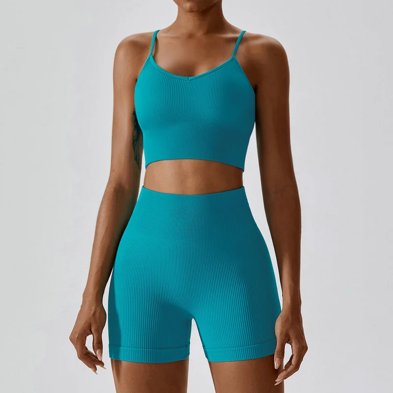 ribbed workout set 143-017