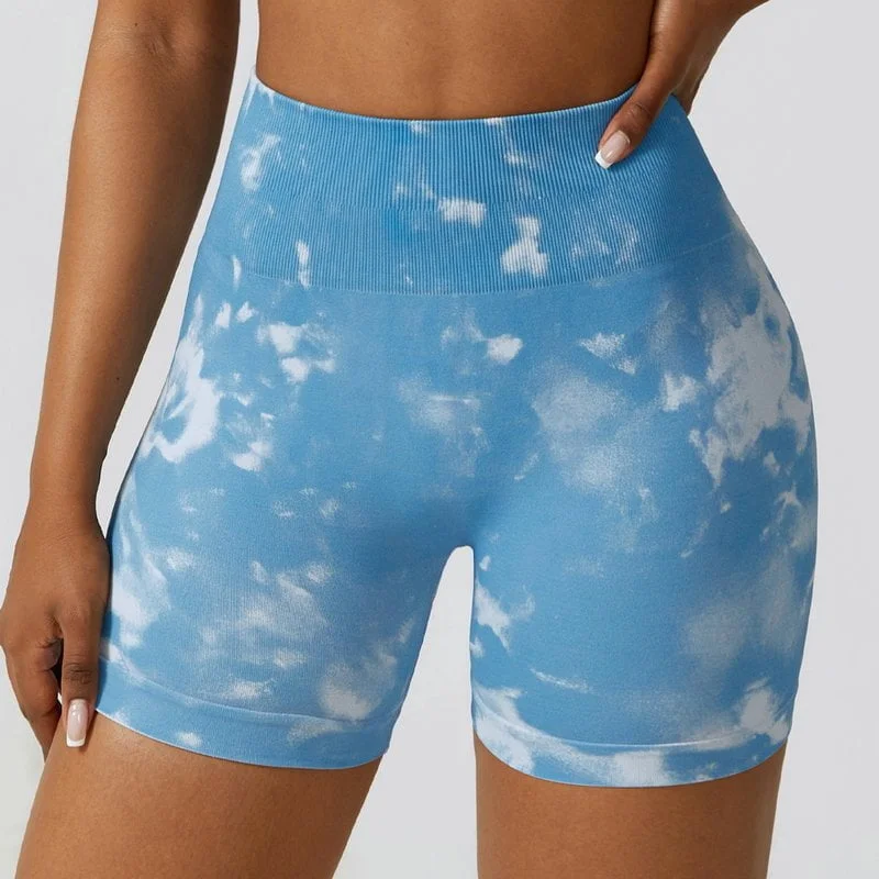 camo yoga shorts 165-008