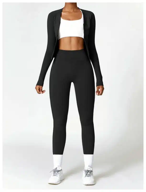 fleece lined yoga set 183-003