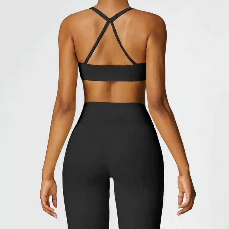 High Waisted Leggings And Sports Bra Set - Image 7