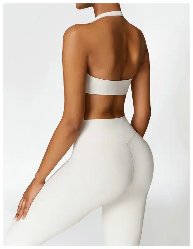 High Waisted Leggings And Sports Bra Set - Image 6