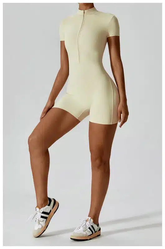 Sports Jumpsuits Women Short Sleeve Yoga Clothes - Image 5
